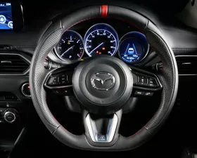 DAMD Leather Steering Wheel with Red Stitching Mazda CX-3 | CX-5 | CX-8 2002-2017