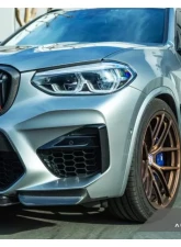 Auto Tecknic Dry Carbon Performante Aero Splitter & Center Lip Set BMW F97 X3M | F98 X4M 2018-2021                                     - ATK-BM-0025 - Image 2