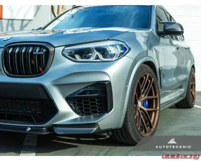 Auto Tecknic Dry Carbon Performante Aero Splitter & Center Lip Set BMW F97 X3M | F98 X4M 2018-2021 - ATK-BM-0025