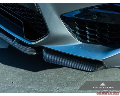 Auto Tecknic Dry Carbon Performante Aero Splitter & Center Lip Set BMW F97 X3M | F98 X4M 2018-2021 - ATK-BM-0025