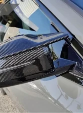 Autotecknic G8X Style M-Inspired Mirror Covers Right Hand Drive Carbon Fiber BMW 3-Series G20 | 4-Series G22                                     - ATK-BM-0109-RHD - Image 4