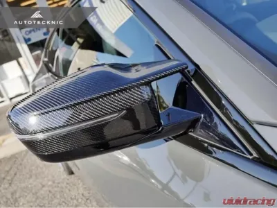 Autotecknic G8X Style M-Inspired Mirror Covers Right Hand Drive Carbon Fiber BMW 3-Series G20 | 4-Series G22 - ATK-BM-0109-RHD