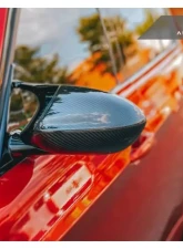 AutoTecknic Replacement Dry Carbon Mirror Covers Version II BMW E9X M3|E82 1M 2004-2013                                     - ATK-BM-0152-DCG-P - Image 6
