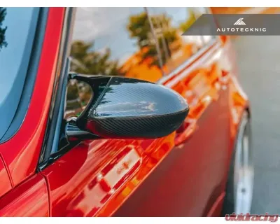 AutoTecknic Replacement Dry Carbon Mirror Covers Version II BMW E9X M3|E82 1M 2004-2013 - ATK-BM-0152-DCG-P