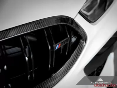 Autotecknic Replacement Dry Carbon Grille Surrounds BMW M8 F91 |  F92 |  F93 M8 2019-2021 - ATK-BM-0227-DCG