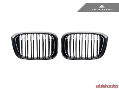 AutoTecknic Dual-Slat Front Grilles Black BMW X3 G01 | X4 G02 2018-2021 - ATK-BM-0256-DS-GB