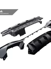AutoTecknic M-Inspired Complete Diffuser Retrofit Kit BMW G30 5-Series 2017-2021                                     - ATK-BM-0355 - Image 4