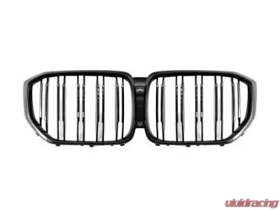 AutoTecknic Dual-Slat Front Grilles Black BMW X5 G05 2020-2021 - ATK-BM-0613-DS-GB