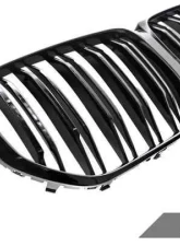 AutoTecknic Dual-Slat Front Grilles Black BMW X5 G05 2020-2021                                     - ATK-BM-0613-DS-GB - Image 2