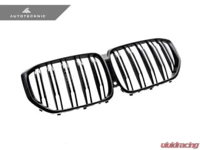 AutoTecknic Dual-Slat Front Grilles Black BMW X5 G05 2020-2021 - ATK-BM-0613-DS-GB