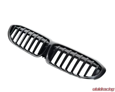 AutoTecknic Front Grilles Black BMW 330i | M340i G20 2018-2021 - ATK-BM-0615-OE-GB