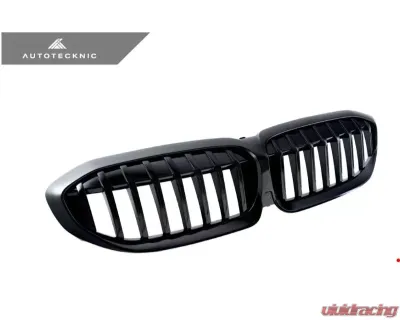 AutoTecknic Front Grilles Black BMW 330i | M340i G20 2018-2021 - ATK-BM-0615-OE-GB