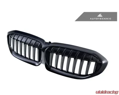 AutoTecknic Front Grilles Black BMW 330i | M340i G20 2018-2021 - ATK-BM-0615-OE-GB