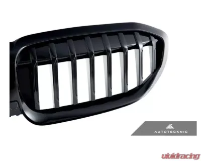 AutoTecknic Front Grilles Black BMW 330i | M340i G20 2018-2021 - ATK-BM-0615-OE-GB