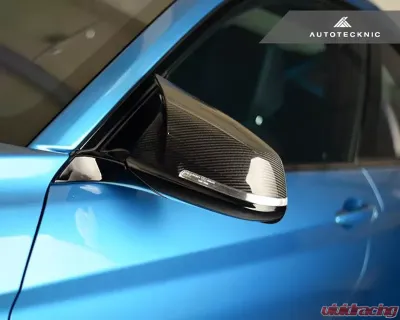 Auto Tecknic Replacement Version II M-Inspired Dry Carbon Mirror Covers BMW F22 2-SERIES | F30 3-SERIES | F32 / F36 4-SERIES | F87 - ATK-BM-0142-DCG