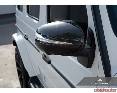 AutoTecknic Dry Carbon Replacement Mirror Covers w/ Gloss Finish Surface Mercedes-Benz W464 G-Wagon - ATK-MB-0306