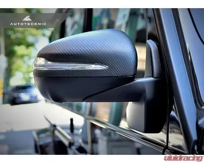 AutoTecknic Dry Carbon Replacement Mirror Covers w/ Gloss Finish Surface Mercedes-Benz W464 G-Wagon - ATK-MB-0306