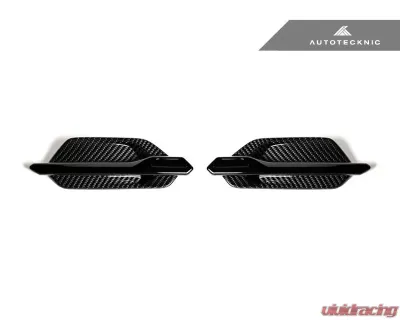 AutoTecknic Dry Carbon Fiber Fender Trim Replacement BMW F87 M2 2015-2021 - ATK-BM-0406-DCG