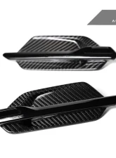 AutoTecknic Dry Carbon Fiber Fender Trim Replacement BMW F87 M2 2015-2021                                     - ATK-BM-0406-DCG - Image 2