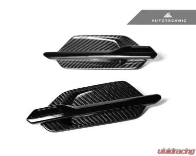 AutoTecknic Dry Carbon Fiber Fender Trim Replacement BMW F87 M2 2015-2021 - ATK-BM-0406-DCG