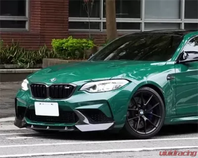 AutoTecknic Dry Carbon Performante Aero Splitters BMW F87 M2 Competition 2016-2021 - ATK-BM-0011