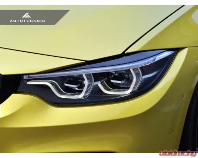 AutoTecknic Carbon Headlight Covers BMW F32/ F36 4-Series | F80 M3 | F82/ F83 M4 2014-2020 - ATK-BM-0239-CF