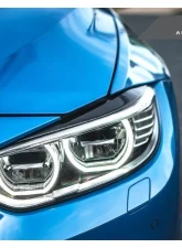 AutoTecknic Carbon Headlight Covers BMW F32/ F36 4-Series | F80 M3 | F82/ F83 M4 2014-2020                                     - ATK-BM-0239-CF - Image 6
