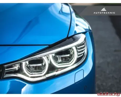 AutoTecknic Carbon Headlight Covers BMW F32/ F36 4-Series | F80 M3 | F82/ F83 M4 2014-2020 - ATK-BM-0239-CF