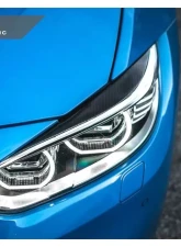 AutoTecknic Carbon Headlight Covers BMW F32/ F36 4-Series | F80 M3 | F82/ F83 M4 2014-2020                                     - ATK-BM-0239-CF - Image 7