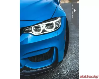 AutoTecknic Carbon Headlight Covers BMW F32/ F36 4-Series | F80 M3 | F82/ F83 M4 2014-2020 - ATK-BM-0239-CF