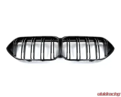 Auto Tecknic Painted Glazing Black Dual-Slat Front Grilles BMW F44 2-Series Gran Coupe - ATK-BM-0617-DS-GB