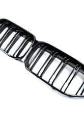 Auto Tecknic Painted Glazing Black Dual-Slat Front Grilles BMW F44 2-Series Gran Coupe                                     - ATK-BM-0617-DS-GB - Image 2