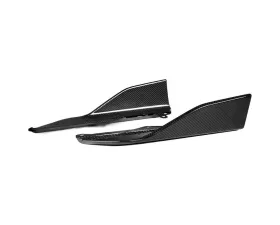 AutoTecknic Gloss Carbon Fiber Side Skirt Winglets BMW G42 2-Series 2022+