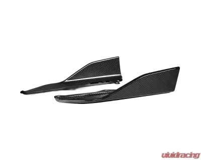 AutoTecknic Gloss Carbon Fiber Side Skirt Winglets BMW G42 2-Series 2022+ - ATK-BM-0884