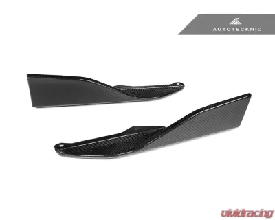 AutoTecknic Gloss Carbon Fiber Side Skirt Winglets BMW G42 2-Series 2022+ - ATK-BM-0884