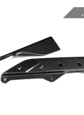 AutoTecknic Gloss Carbon Fiber Side Skirt Winglets BMW G42 2-Series 2022+                                     - ATK-BM-0884 - Image 4