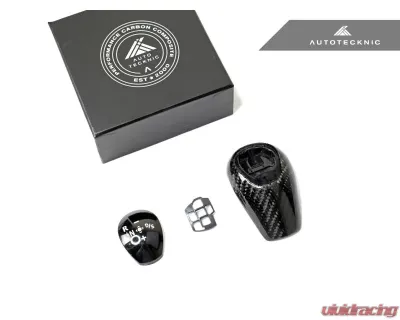 AutoTecknic Carbon Fiber Gear Selector Cover BMW E9X M3 2008-2013 - ATK-BM-0990