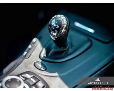 AutoTecknic Carbon Fiber Gear Selector Cover BMW E9X M3 2008-2013 - ATK-BM-0990