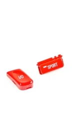 Auto Tecknic Red Sport Mode Button Gloss Finish BMW E46 M3 2001-2006                                     - ATK-BM-0502-RD - Image 3
