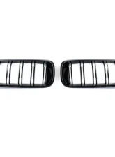Auto Tecknic Painted Glazing Black Dual-Slat Front Grilles BMW G29 Z4                                     - ATK-BM-0611-DS-GB - Image 2