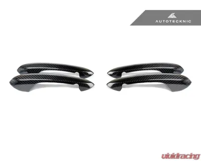 Auto Tecknic Dry Carbon Door Handle Trim Set BMW F98 X4M - ATK-BM-0009-4D