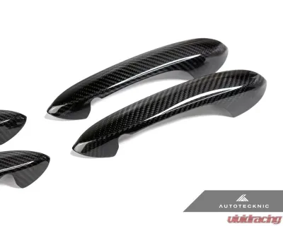 Auto Tecknic Dry Carbon Door Handle Trim Set BMW F98 X4M - ATK-BM-0009-4D