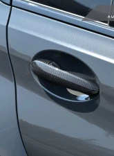 Auto Tecknic Dry Carbon Door Handle Trim Set BMW F98 X4M                                     - ATK-BM-0009-4D - Image 4