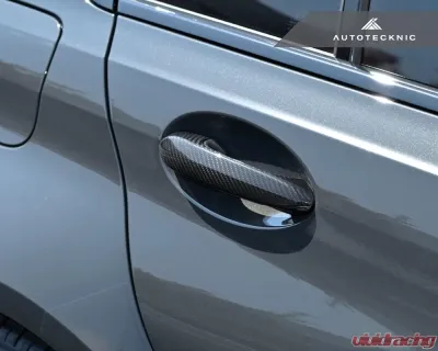 Auto Tecknic Dry Carbon Door Handle Trim Set BMW F98 X4M - ATK-BM-0009-4D