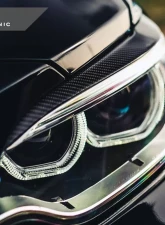 Auto Tecknic Carbon Fiber Headlight Covers BMW M2 (F87) | M2 Competition | F22 2-Series 2014-2018                                     - ATK-BM-0251 - Image 4