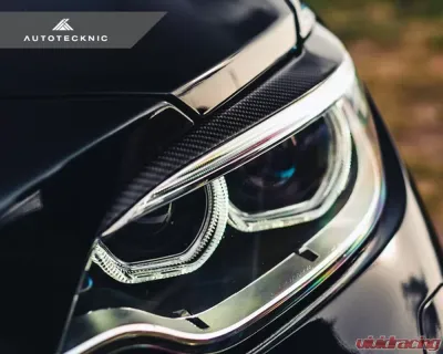 Auto Tecknic Carbon Fiber Headlight Covers BMW M2 (F87) | M2 Competition | F22 2-Series 2014-2018 - ATK-BM-0251