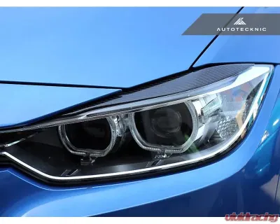 Auto Tecknic Carbon Fiber Headlight Covers BMW F30 3 Series Sedan | F31 3 Series - ATK-BM-0235-CF