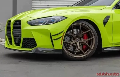 AutoTecknic Front Bumper Dry Carbon Canard Set BMW G80 M3 | BMW M4 2021+ - ATK-BM-0413