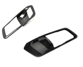 Auto Tecknic Dry Carbon Interior Door Handle Trim Set BMW G80 M3