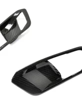 Auto Tecknic Dry Carbon Interior Door Handle Trim Set BMW G80 M3                                     - ATK-BM-0357-G80 - Image 9